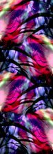 Digital Print Abstract Silk-Wool Scarf