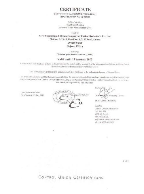 Global Organic Textile Standard
