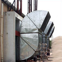 Exhaust ducting. Duct line