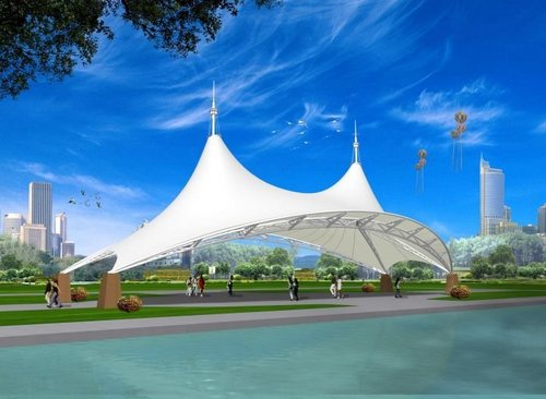 swimming pool tensile structure