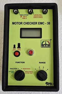 Digital Motor Checker Emc-38 - Color: Black