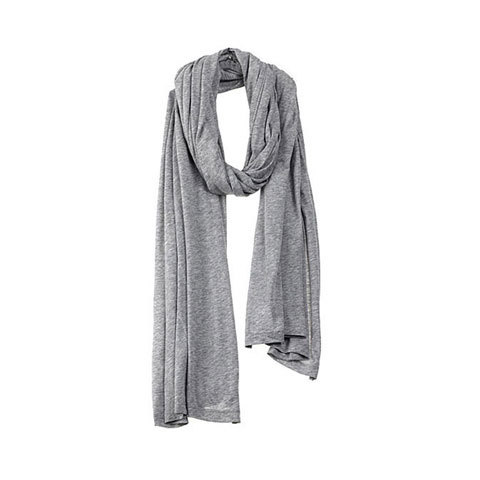 Men's Scarves - 100% Cotton 70x180cm Gray Single Jersey GSM 140 | Soft Cotton Versatile Style Comfortable Wear
