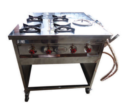 Movable Four Burner Range