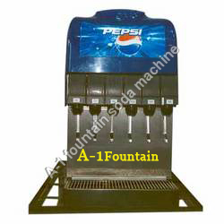 Manual 6 Valve Soda Fountain Machine