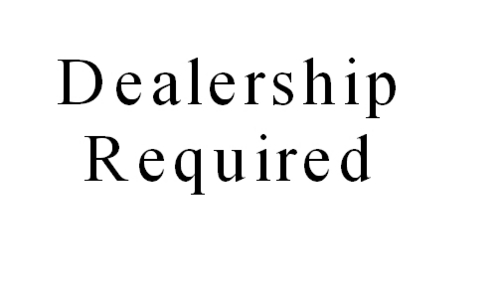 Dealership Required