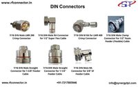 DIN male right angle to DIN male right angle LMR300 cable