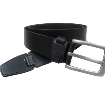 Mens Black Leather Belts