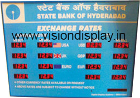 Bank Interest Rate LED Board