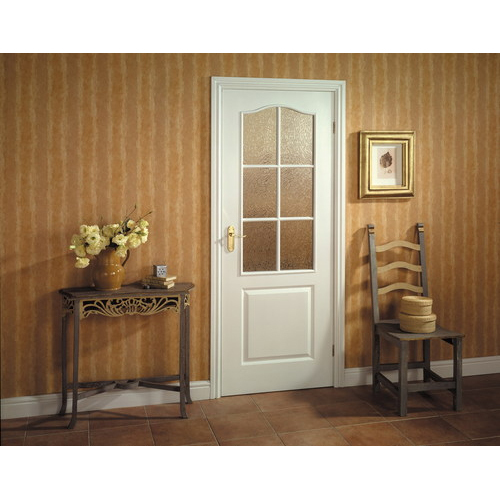 Interior Raised Custom Masonite 2 Panel Arch Top Textured Doors