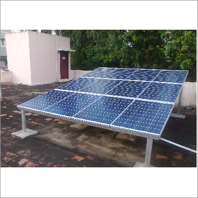 Solar Roof Top System - Aluminum, Steel Construction | 10x5 Meters, 5 kWp Power Output, 18% Efficiency, Easy Install, Eco-Friendly, Reliable Power