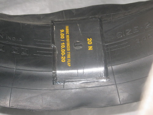 Tyre Flap With Fabric Patch