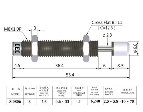 S 0806 Shock Absorber