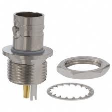 BNC female bulkhead taflon solder connector