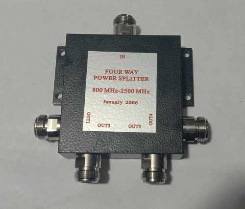 4 WAY N F MICROSTRIP  SPLITTER 800-2500 MHZ