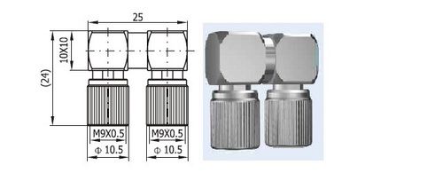 L type U link connector