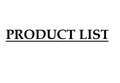 Our-Product-List manufacturer 