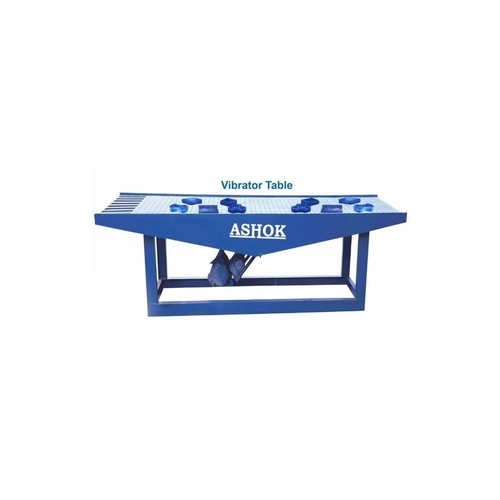 Concrete Table Vibrator - 2.5 Feet Blue Table Base, 2 H.P. Power, 2800 RPM, Easy Usage, Low Power Consumption, Durable Design