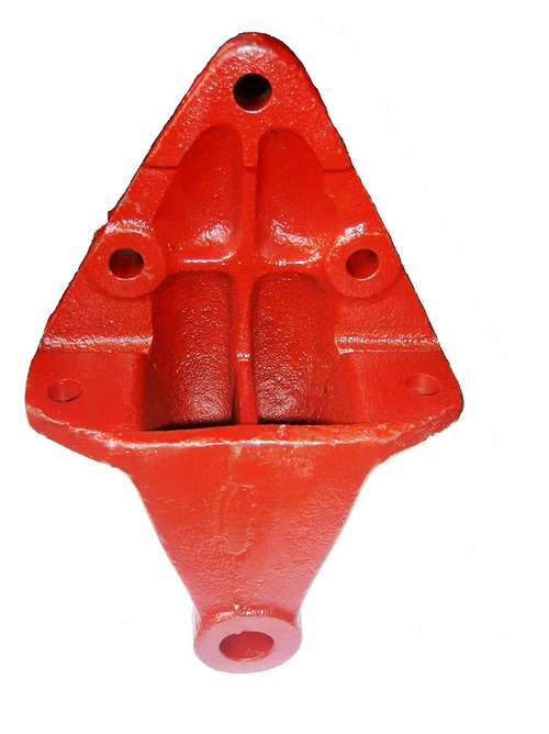 Front Spring Front Bracket - Steel 150x100x50 mm, Red | Robust Design, Secure Mounting, Durable Material