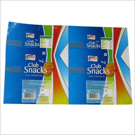 Biscuit Packing Plastic Laminate Sheet