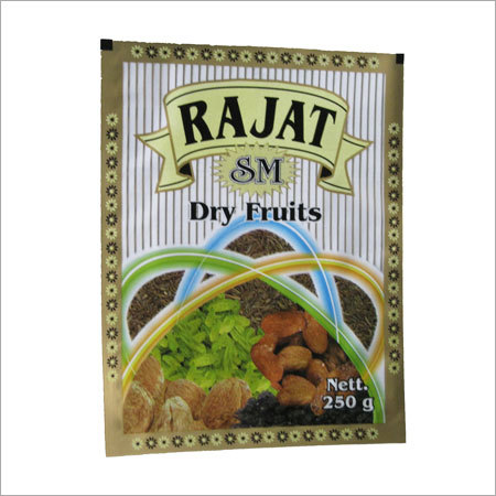 Printed Dry Fruits Laminated Pouches