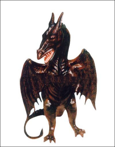 Leather Stuffed Dragon