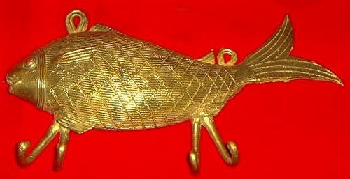 Brass Wall Fish