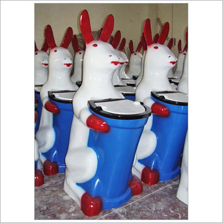 Fiberglass Rabbit Dustbin