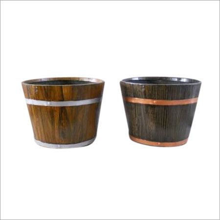 Fiberglass Pine Planter