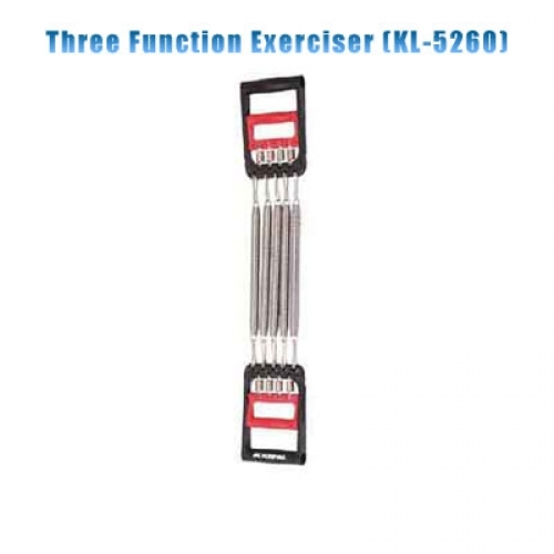 Three Function Kl 5260 - Steel 51x32.5x30 cm, Silver | Strength Training, Muscle Building, Portable Design