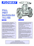 Straight Through Diaphragm Valve 