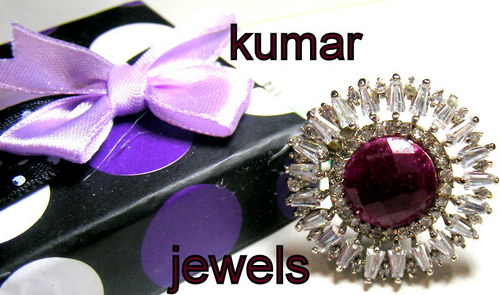 Artificial ring in diamond style with the ruby and designer ring,fashion jewelry