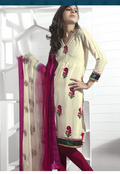 Gorgeous Pale Buttercream Salwar Kameez