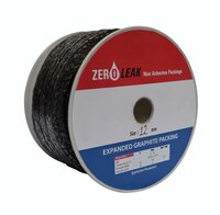 Black Zero Leak Expanded Graphite Gland Packing