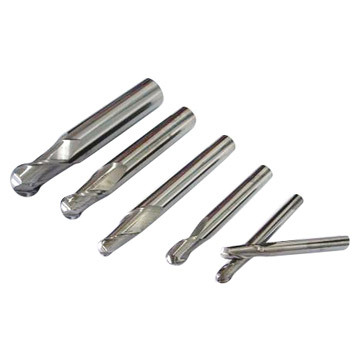 CNC Solid Carbide Ball Nose Bit with Two Flutes