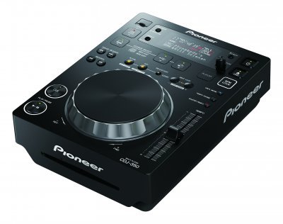 CDJ-350 - 260x300x100 mm, Black | Digital DJ Media Player, Looping, BPM Control, USB CD-R/RW Playback