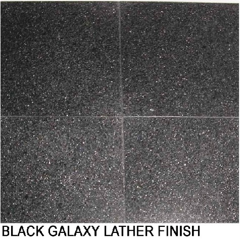 Black Galaxy Lather Finish Granite