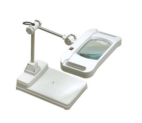 Desk Folding Rectangular Magnifying Lamp