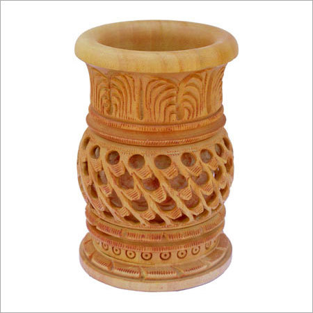 Wooden Flower Vases
