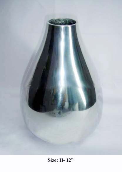 Aluminum vases