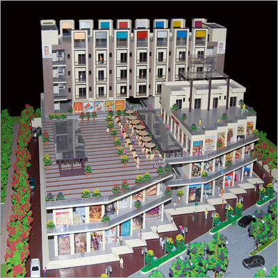 Corporate Model - Plastic and Wood, Variable Dimensions, Multicolored | Detailed Design, Scale Model, Planning Tool, Presentation Ready