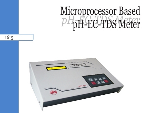 Microprocessor based PH-EC-TDS Meter
