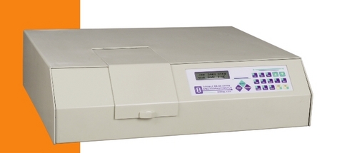 microprocessor double beam spectrophotometer