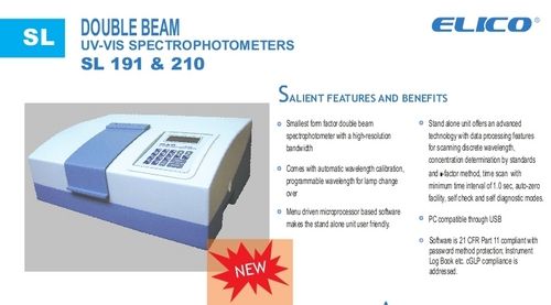 Double Beam UV-VIS Spectrophotometers