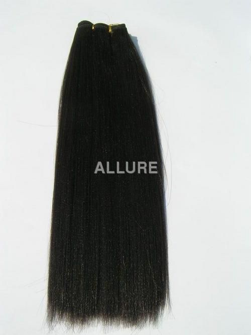 Black Virgin Remy Machine Weft Hair