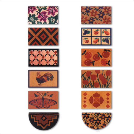 Stencilled Fibre Mats