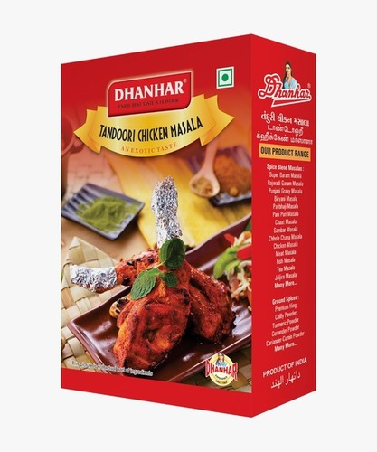 Dhanhar Tandoori Chicken Masala No Artificial Colour Added, 500 Grams | Spice Mix