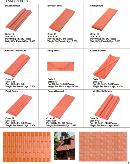 Red Clay Roofing Tiles E