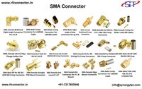 SMA MALE  4 HOLE SOLDER CONNECTOR