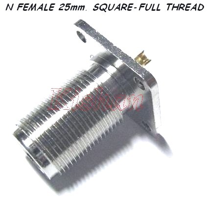 N Female Square Full Thread