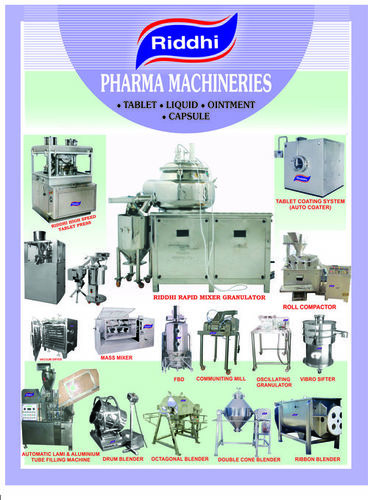 Stainless Steel Rapid Mixer Granulator By Riddhi Pharma Machinery Ltd